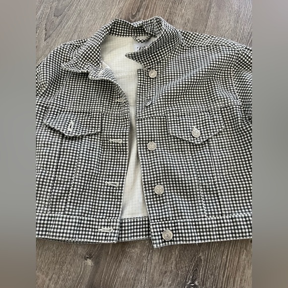 ZARA cropped checkered jacket - Picture 2 of 2